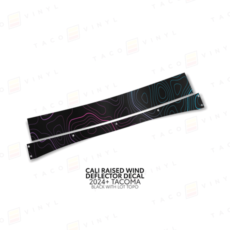Cali Raised Wind Deflector Decal - Xtrusion Overland