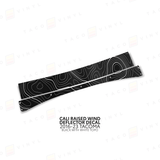 Cali Raised Wind Deflector Decal - Xtrusion Overland