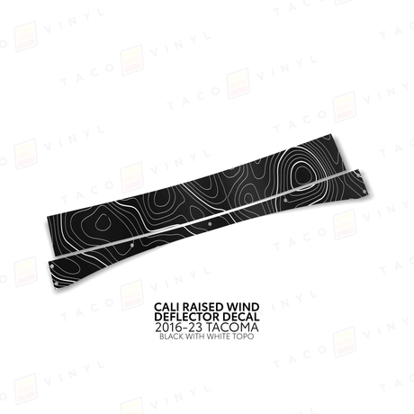 Cali Raised Wind Deflector Decal - Xtrusion Overland