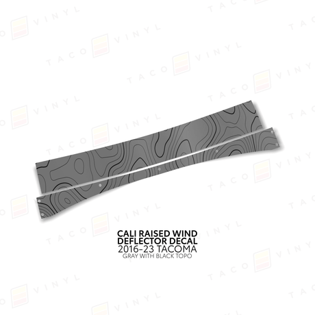 Cali Raised Wind Deflector Decal - Xtrusion Overland