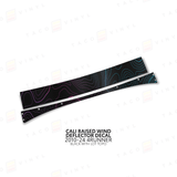 Cali Raised Wind Deflector Decal - Xtrusion Overland
