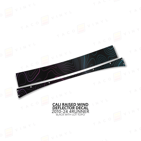 Cali Raised Wind Deflector Decal - Xtrusion Overland