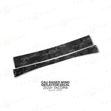 Cali Raised Wind Deflector Decal - Xtrusion Overland