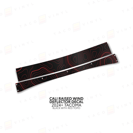 Cali Raised Wind Deflector Decal - Xtrusion Overland