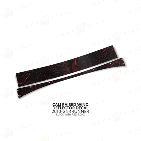 Cali Raised Wind Deflector Decal - Xtrusion Overland