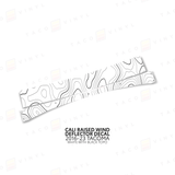 Cali Raised Wind Deflector Decal - Xtrusion Overland