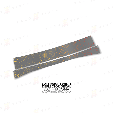 Cali Raised Wind Deflector Decal - Xtrusion Overland