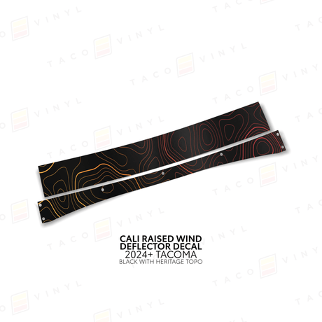 Cali Raised Wind Deflector Decal - Xtrusion Overland