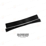 Cali Raised Wind Deflector Decal - Xtrusion Overland