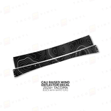Cali Raised Wind Deflector Decal - Xtrusion Overland