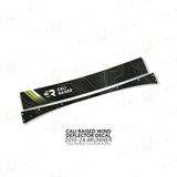 Cali Raised Wind Deflector Decal - Xtrusion Overland