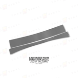 Cali Raised Wind Deflector Decal - Xtrusion Overland