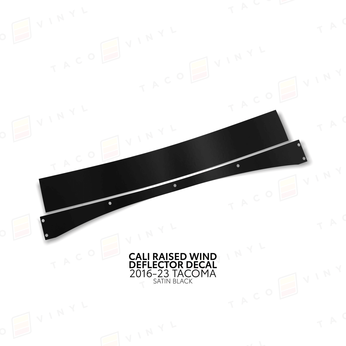 Cali Raised Wind Deflector Decal - Xtrusion Overland