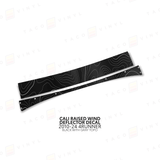Cali Raised Wind Deflector Decal - Xtrusion Overland