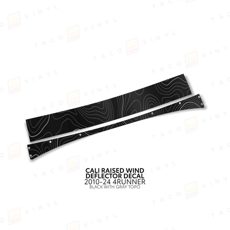 Cali Raised Wind Deflector Decal - Xtrusion Overland