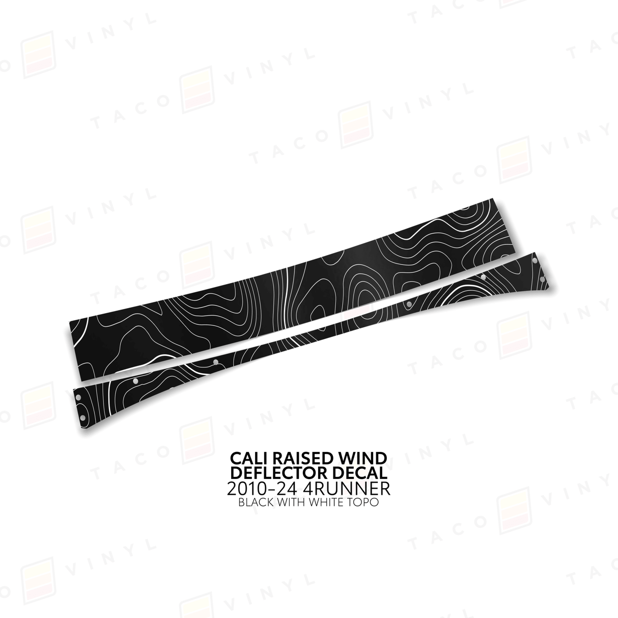 Cali Raised Wind Deflector Decal - Xtrusion Overland