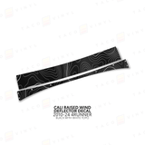Cali Raised Wind Deflector Decal - Xtrusion Overland
