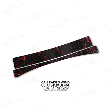 Cali Raised Wind Deflector Decal - Xtrusion Overland