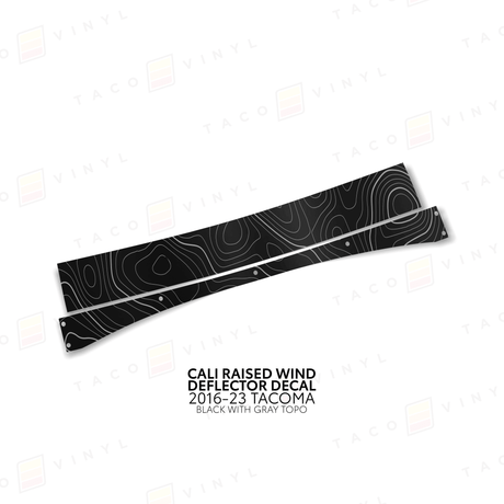 Cali Raised Wind Deflector Decal - Xtrusion Overland