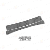 Cali Raised Wind Deflector Decal - Xtrusion Overland
