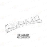 Cali Raised Wind Deflector Decal - Xtrusion Overland
