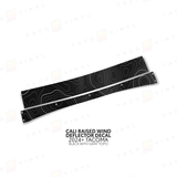 Cali Raised Wind Deflector Decal - Xtrusion Overland