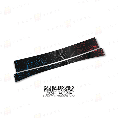 Cali Raised Wind Deflector Decal - Xtrusion Overland