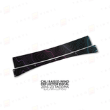 Cali Raised Wind Deflector Decal - Xtrusion Overland