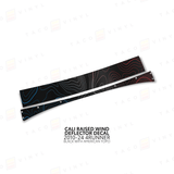 Cali Raised Wind Deflector Decal - Xtrusion Overland