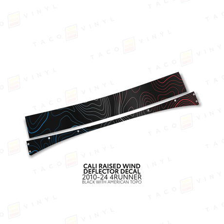 Cali Raised Wind Deflector Decal - Xtrusion Overland