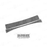 Cali Raised Wind Deflector Decal - Xtrusion Overland
