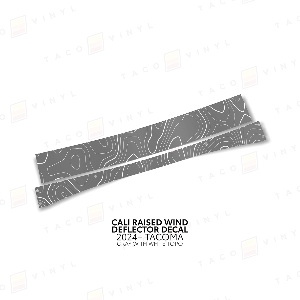 Cali Raised Wind Deflector Decal - Xtrusion Overland