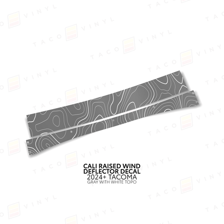 Cali Raised Wind Deflector Decal - Xtrusion Overland