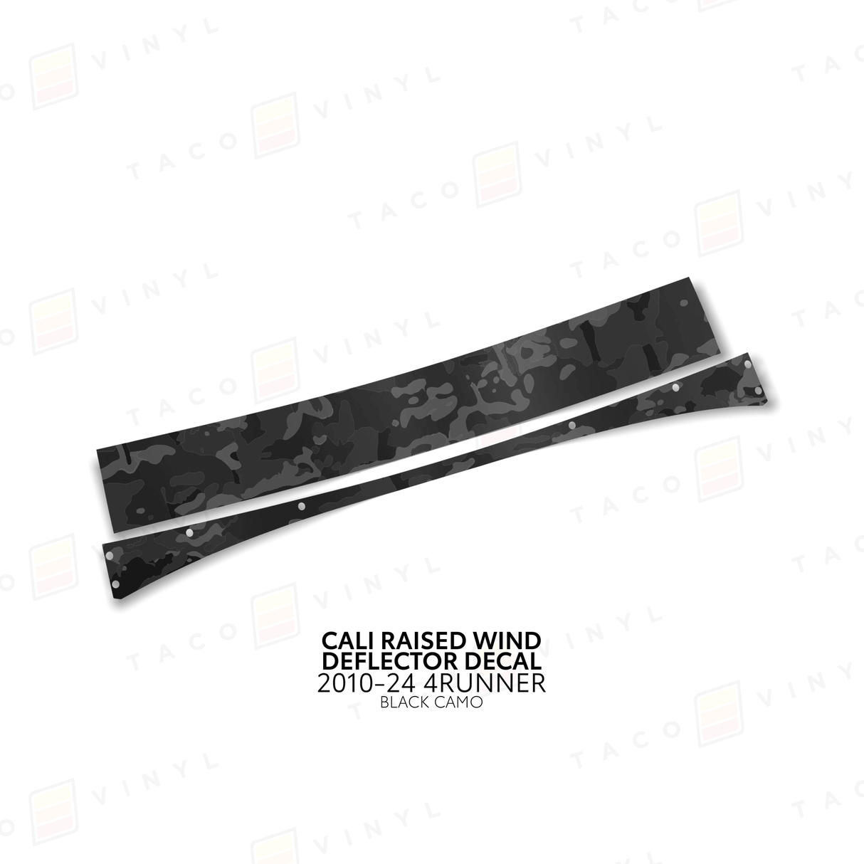 Cali Raised Wind Deflector Decal - Xtrusion Overland