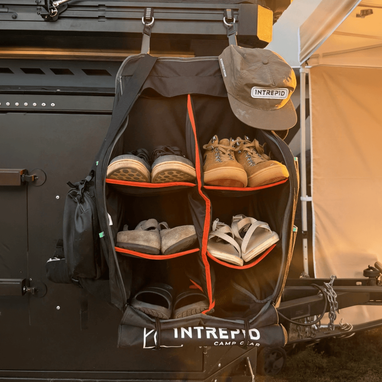 Camping Shoe Storage System - Xtrusion Overland
