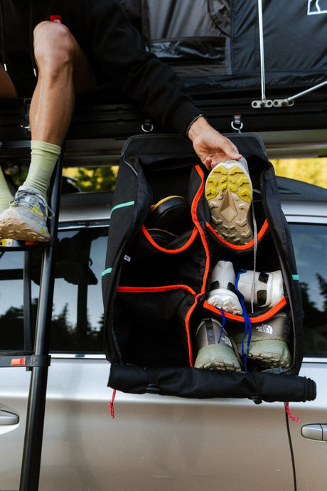 Camping Shoe Storage System - Xtrusion Overland