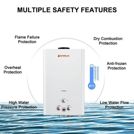 Camplux 16L Tankless Gas Water Heater [Energy Class A] - Xtrusion Overland