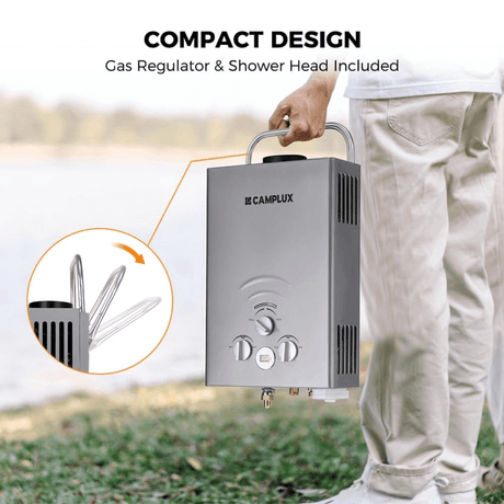 Camplux BW158GP60 Camping Water Heater With Pump Kit - Xtrusion Overland