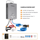 Camplux BW158GP60 Camping Water Heater With Pump Kit - Xtrusion Overland