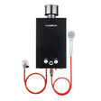 Camplux BW264BC 10 Liter Gasdurchlauferhitzer im Freien 50mbar, Tankless Gasdusche mit Edelstahl-Regenkappe, Propangas/Butangas, für Campingdusche/Wohnmobilausflug/Waschpferd - Xtrusion Overland