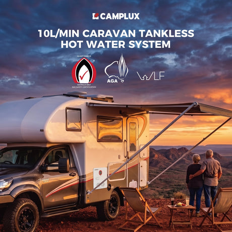 Camplux Classic 65,000 BTU RV Tankless Water Heater 2.64 GPM-White - Xtrusion Overland