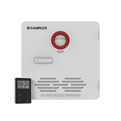 Camplux Classic 65,000 BTU RV Tankless Water Heater 2.64 GPM-White - Xtrusion Overland