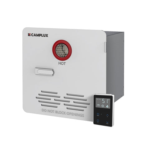 Camplux Classic 65,000 BTU RV Tankless Water Heater 2.64 GPM-White - Xtrusion Overland