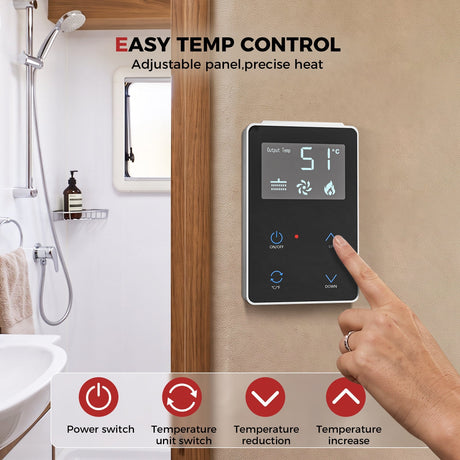 Camplux Classic 65,000 BTU RV Tankless Water Heater 2.64 GPM-White - Xtrusion Overland