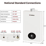 Camplux Climatech 3 Indoor Gas Tankless Water Heater 82,000 BTU - Xtrusion Overland
