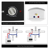 Camplux Electric Mini Tank Water Heater 120V - 6.5 Gallon - Xtrusion Overland
