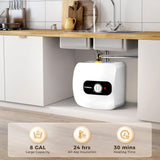 Camplux Electric Mini Tank Water Heater 120V - 8 Gallon - Xtrusion Overland
