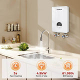 Camplux Electric Point of Use Tankless Hot Water Heater, 4.5kW at 110~120V - Xtrusion Overland