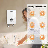Camplux Electric Point of Use Tankless Hot Water Heater, 4.5kW at 110~120V - Xtrusion Overland