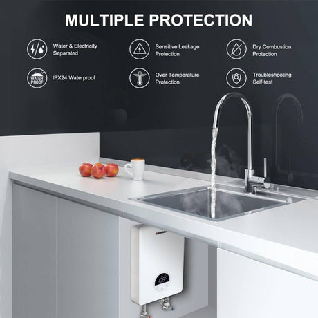 Camplux Electric Point of Use Tankless Water Heater, 6kW at 220~240V - Xtrusion Overland
